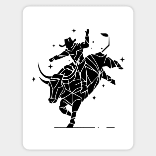 abstract Ox Rodeo Gifts Magnet